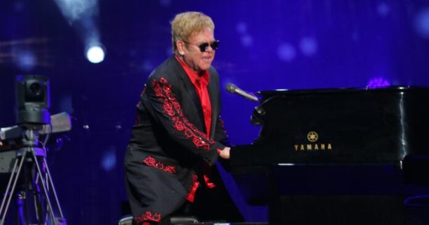 Elton John performing in 2016